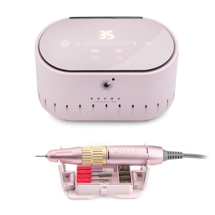 Фрезер BUCOS Nail Drill X3 Pro LIGHT PINK (65W/35000 об.) — фото 1