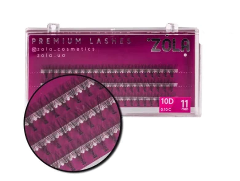 Вії-пучки ZOLA 10D (11mm) — фото 1