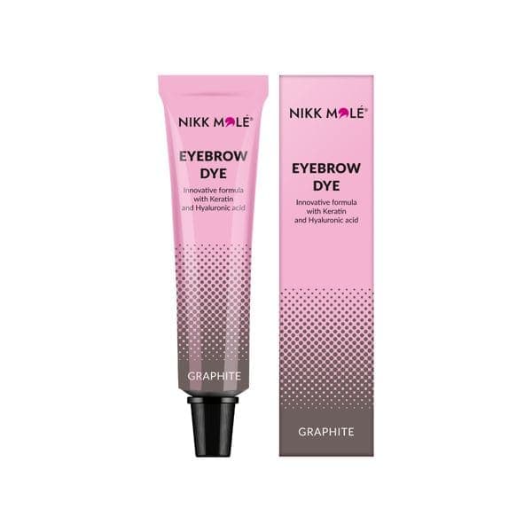 Фарба для брів та вій з кератином Nikk Mole, тон Graphite — фото 1