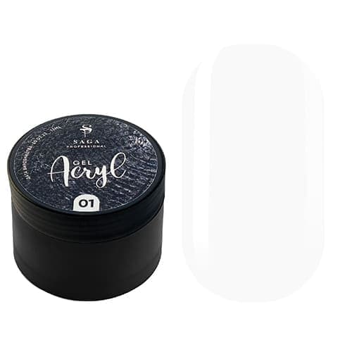 Saga AcryGel №1 прозрачный, 13 мл — фото 1