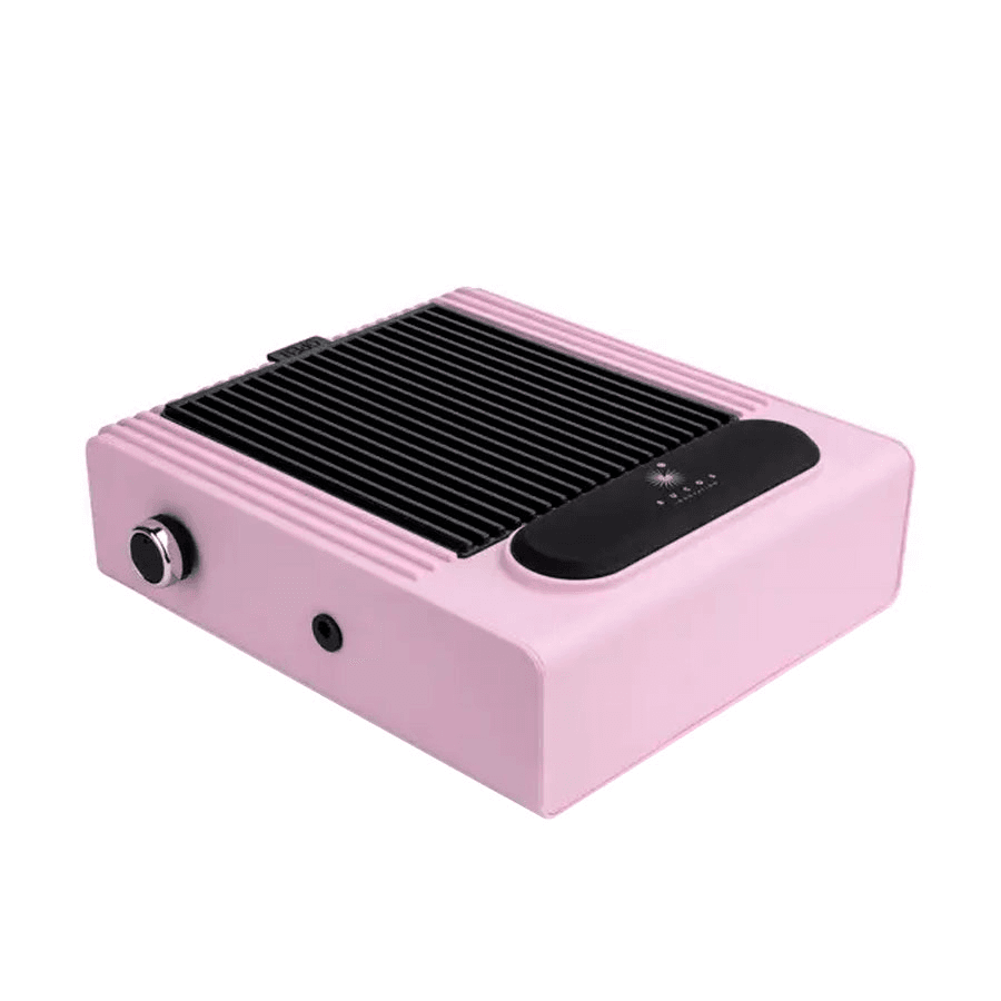 Витяжка для манікюру BUCOS CYCLONE V1 на 100W з НЕРА фільтром, рожева — фото 1