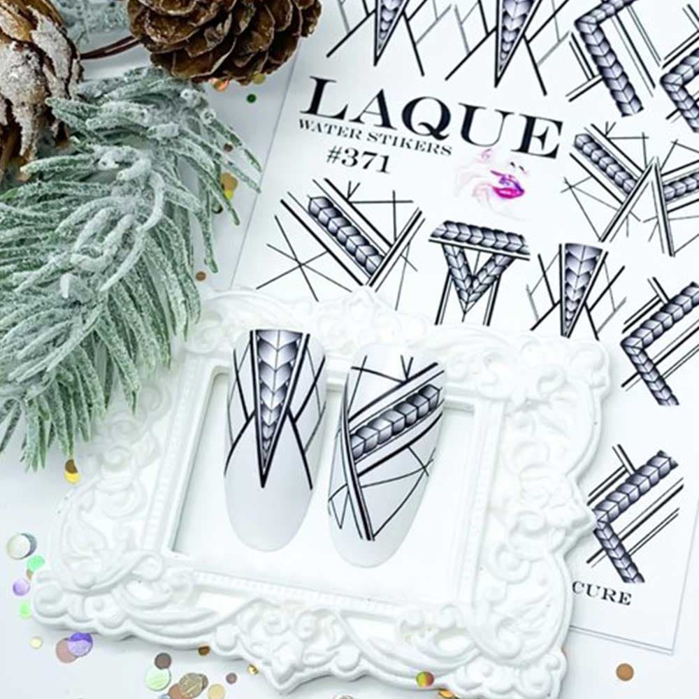 LAQUE слайдер дизайн для нігтів №371 (геометрія) — фото 1