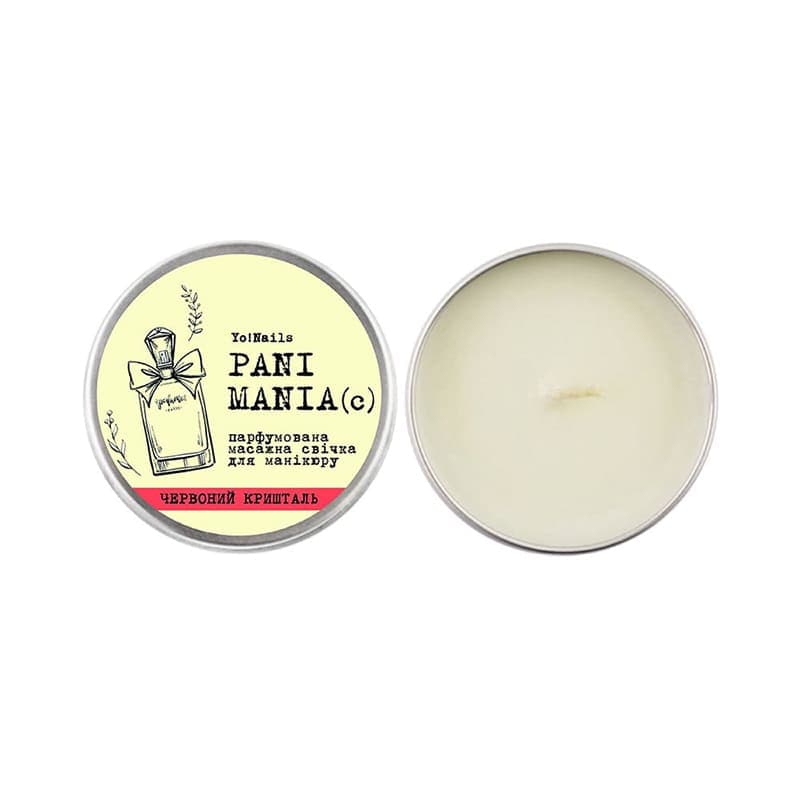 Парфюмированая массажная свеча PANI MANIA, Красный хрусталь, 30 мл — фото 1