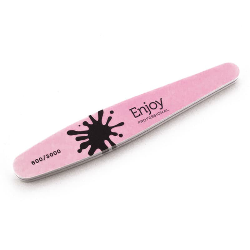 Полировщик Enjoy для ногтей 600/3000 pink — фото 1