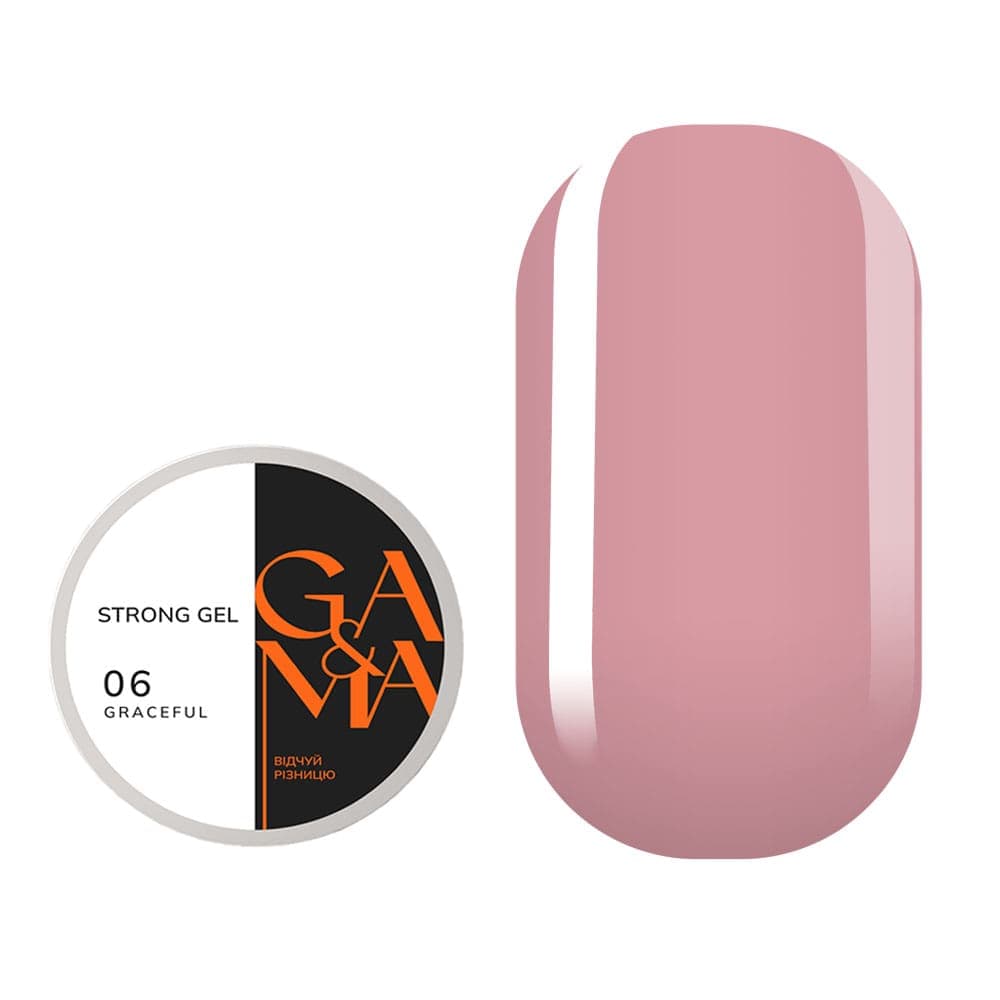 Гель Ga&Ma Strong gel №6 Graceful, 30 мл — фото 1