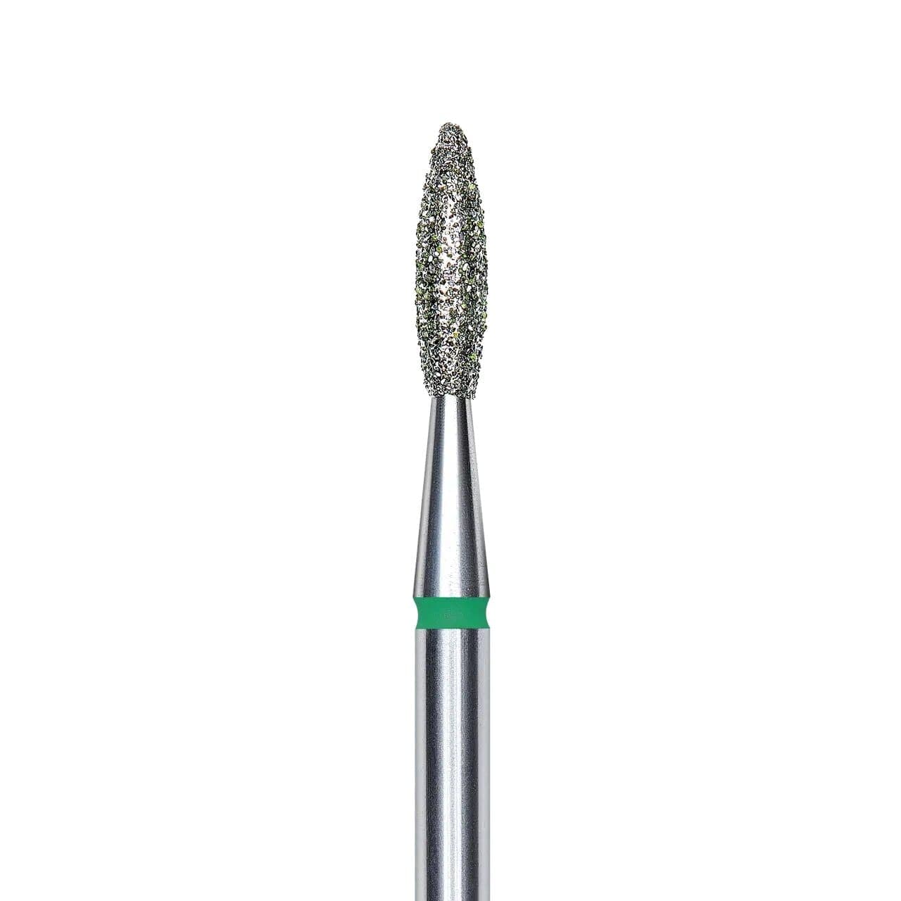 Фреза алмазна Staleks Expert полум'я зелене 2,1/8 мм, 1 шт — фото 1
