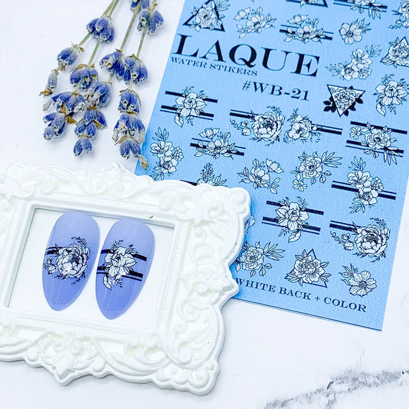 LAQUE слайдер дизайн для нігтів WB-21 — фото 1