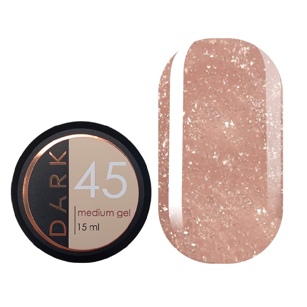 DARK Medium Gel №45, 15 мл, без пензлика — фото 1