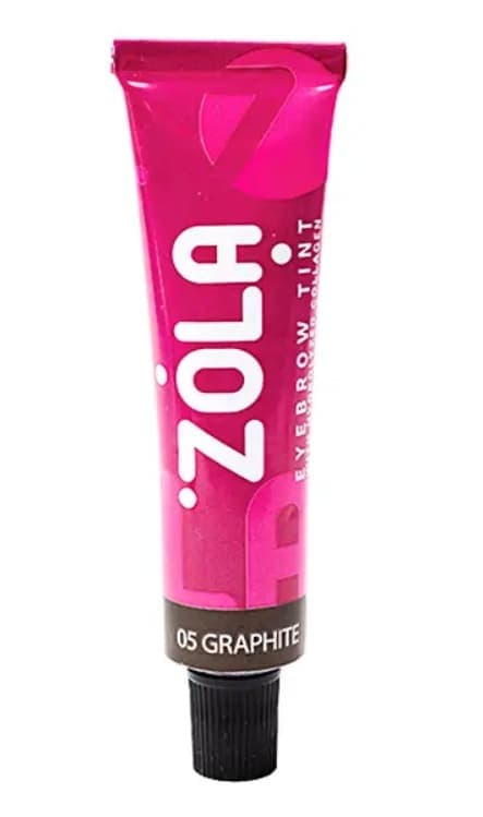 Фарба для брів ZOLA з колагеном Eyebrow Tint With Collagen Graphite, 15ml — фото 1