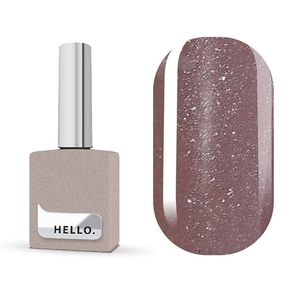 Рідкий гель HELLO Smart Gel Brut із шиммером, 15 мл — фото 1