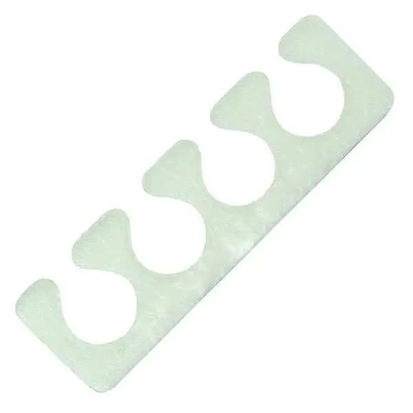 Розпірки педикюрні Panni Mlada, пінополіетиленові, білі, 10 шт. — фото 1