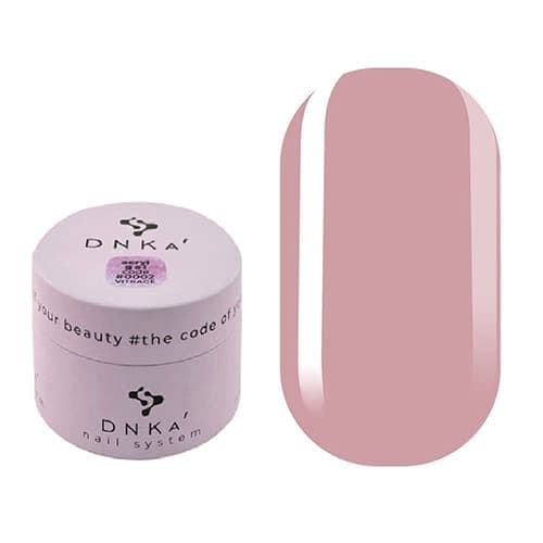 Акрил-гель DNKa №2 Vitrage напівпрозорий рожевий, 30 ml — фото 1