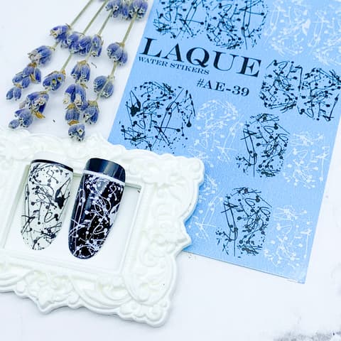 LAQUE слайдер дизайн для нігтів № AE-39 — фото 1