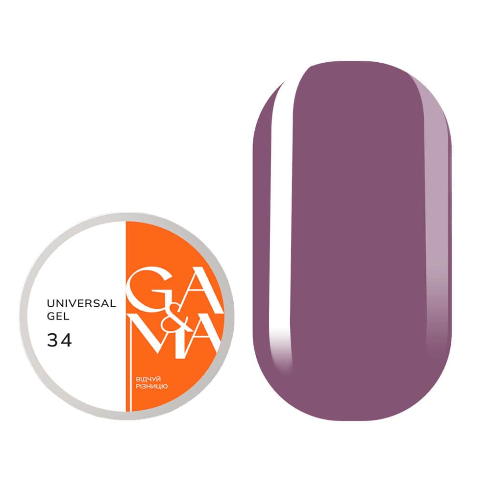 Жидкий гель Ga&Ma Universal gel №34, 15 мл — фото 1