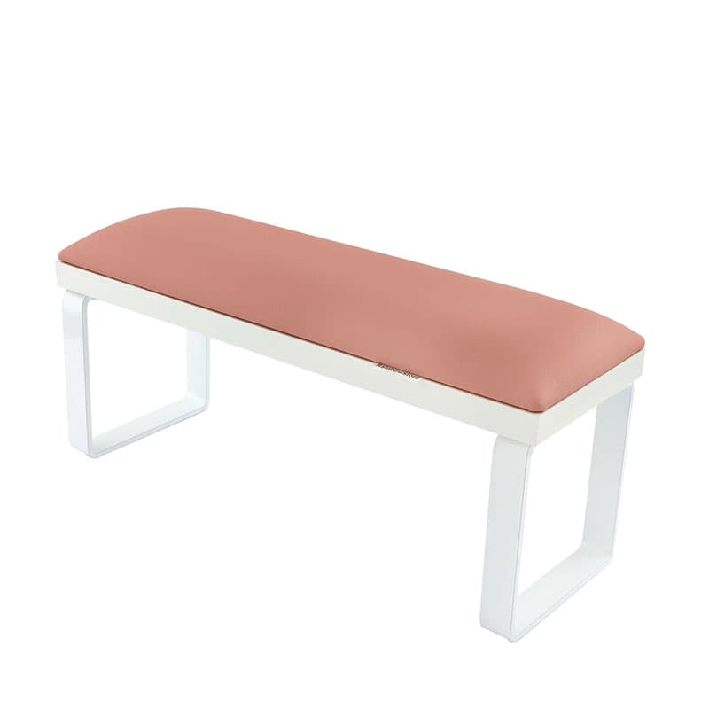 Підлокітник для манікюру Loft на білих металевих ніжках Light Pink — фото 1