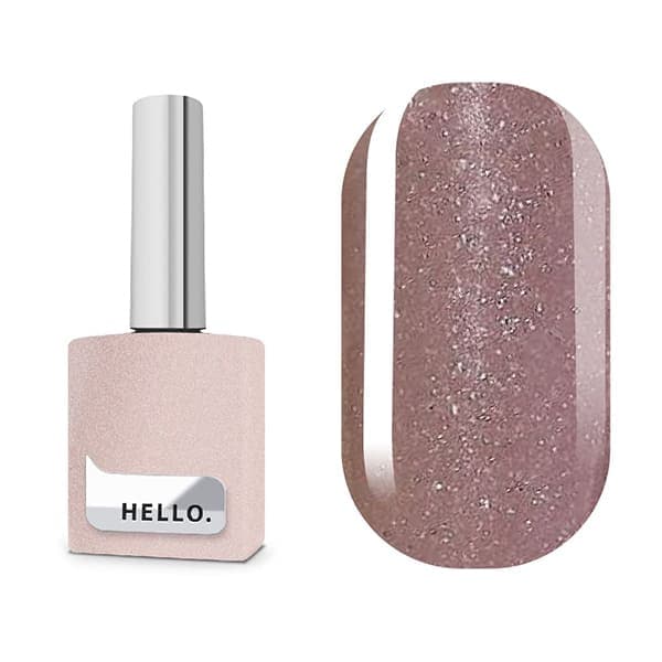 Рідкий гель HELLO Smart Gel Asti із шиммером, 15 мл — фото 1