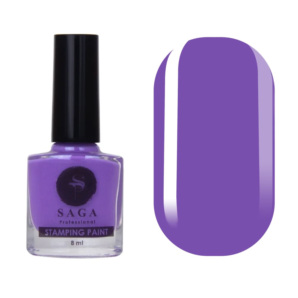 SAGA professional лак фарба для стемпінгу 4 бузковий — фото 1