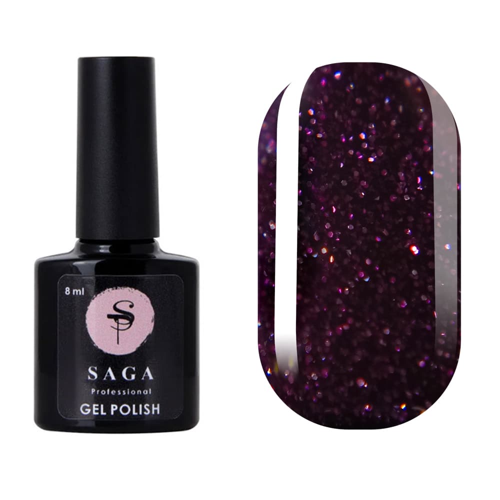 Гель-лак Saga Professional Fiery gel № 26 світловідбивний, 8 мл — фото 1