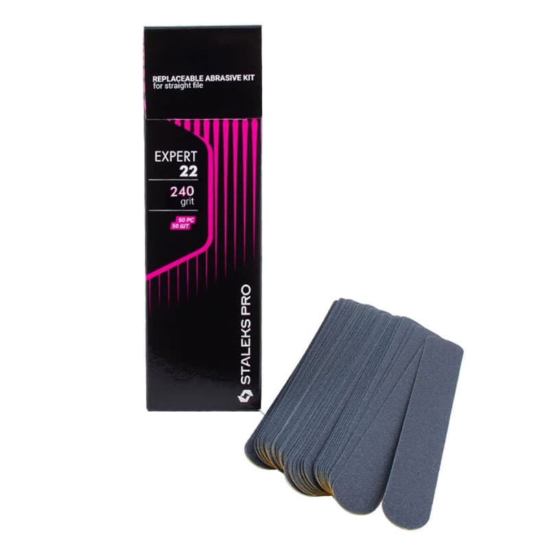 Набір змінних файлів для пилки прямої Staleks Expert 22, 240 гріт, 50 шт
— фото 1