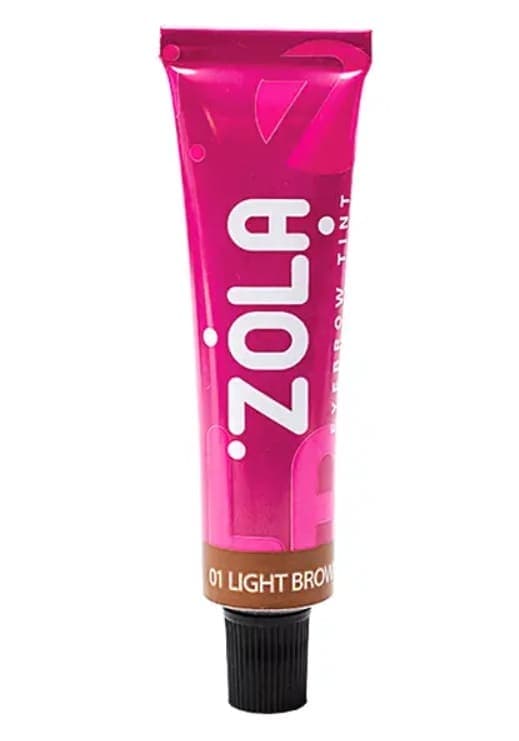 Фарба для брів ZOLA із колагеном Eyebrow Tint With Collagen Light Brown, 15ml — фото 1