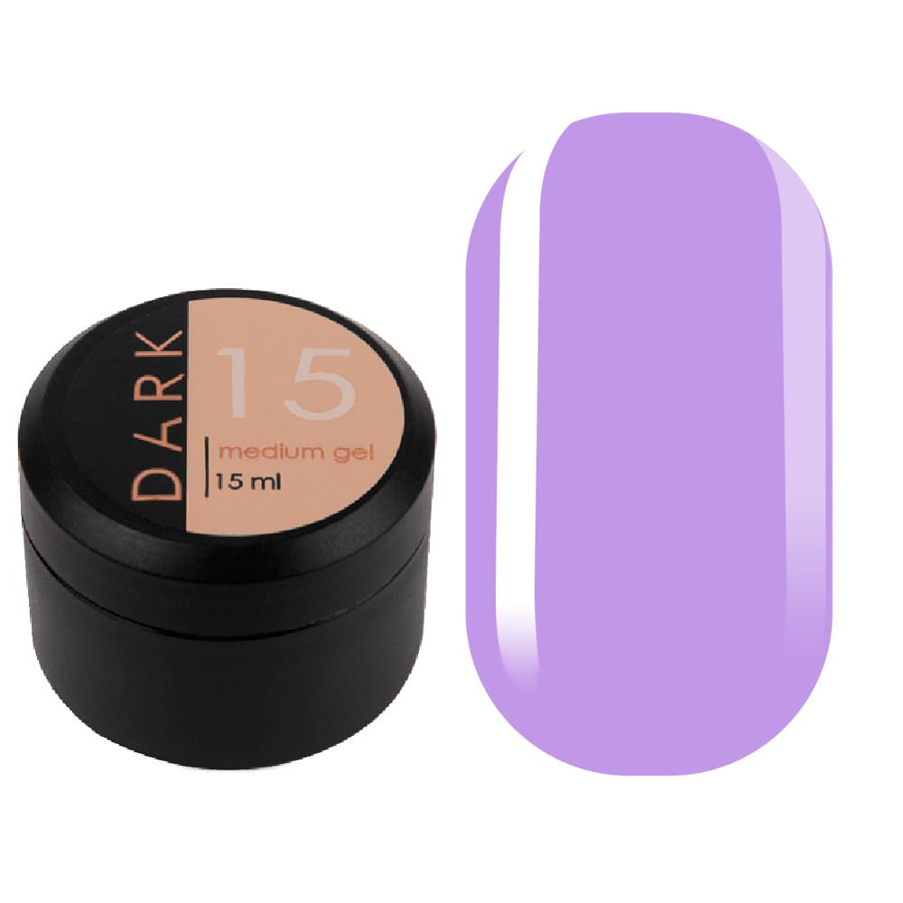 DARK Medium Gel №15, 15 мл, без пензлика — фото 1