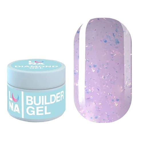 Гель для нарощування LUNA Diamond gel 8, 15 мл — фото 1