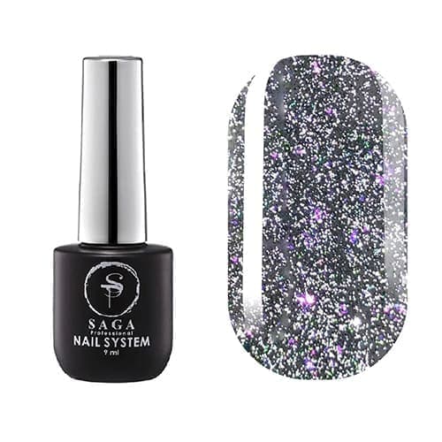 Гель-лак Saga Professional Fiery gel № 43 світловідбиваючий, 8 мл — фото 1