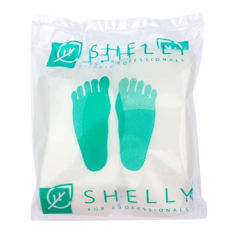 Шкарпетки одноразові для педикюру Shelly з кератином, колагеном і екстрактом лотоса, 1 пара — фото 1