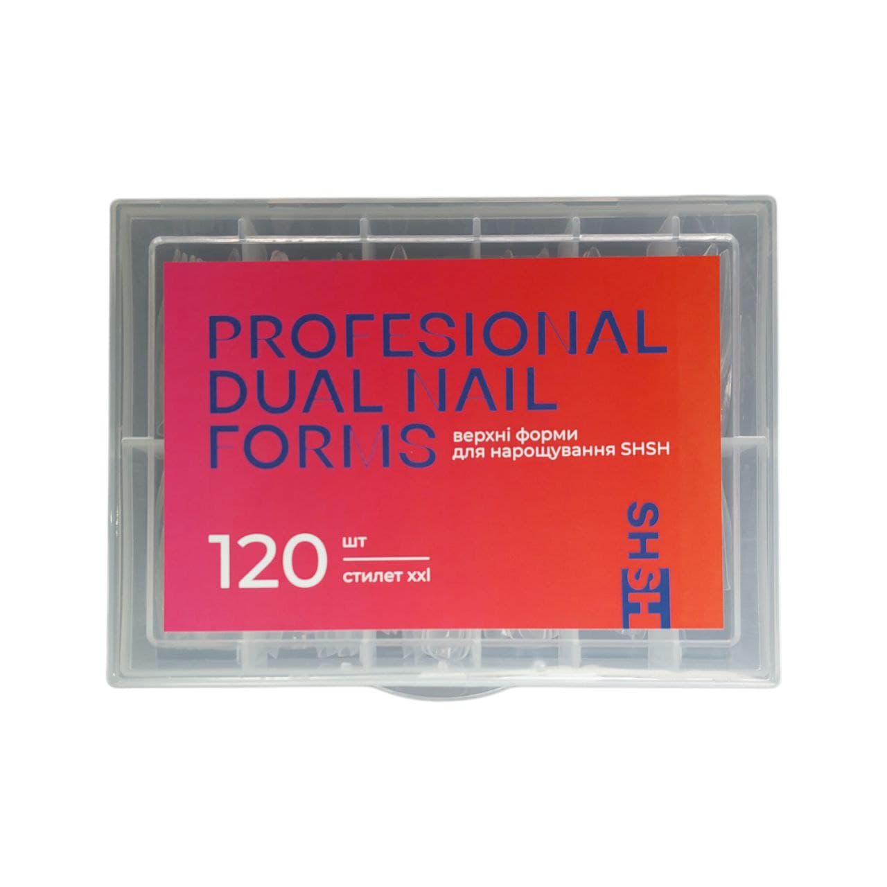 Верхні форми для нарощування SHSH, стилет XXL, 120 шт — фото 1