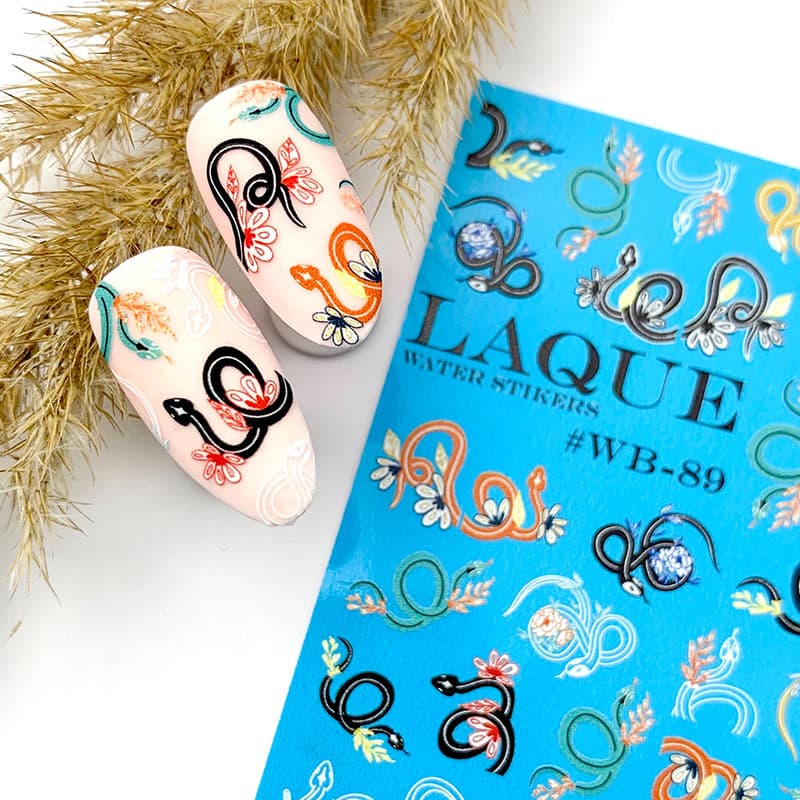 LAQUE слайдер дизайн для ногтей №WB-89 — фото 1