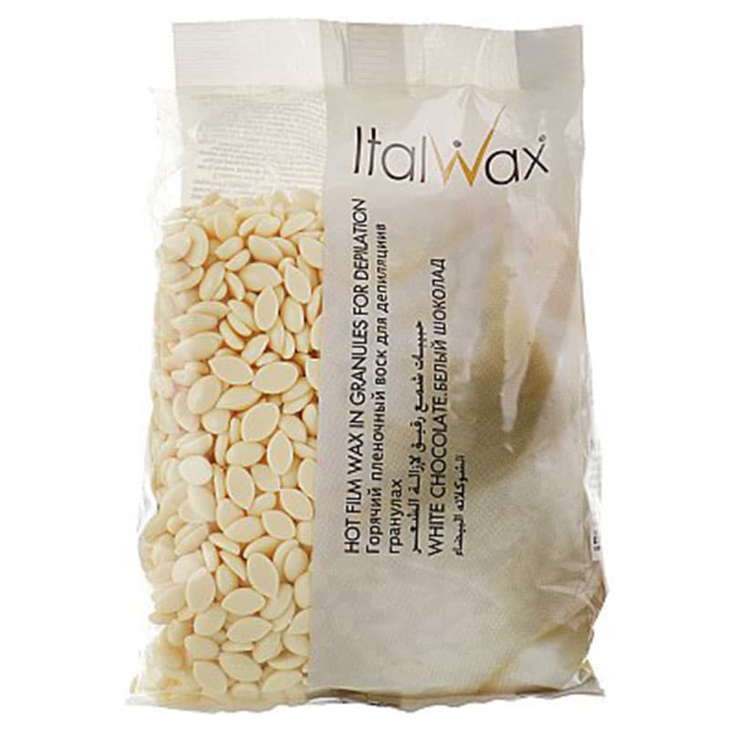 Білий шоколад (бразильский) гарячий віск в гранулах ItalWax, 500 г — фото 1