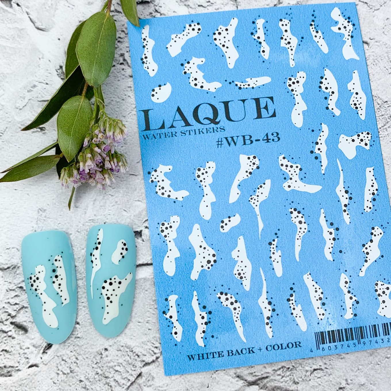 LAQUE слайдер-дизайн для ногтей WB-43 — фото 1