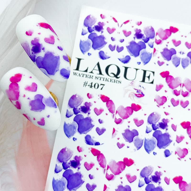 LAQUE слайдер дизайн для нігтів № 407 — фото 1