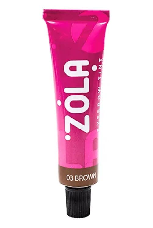 Фарба для брів ZOLA з колагеном Eyebrow Tint With Collagen Brown, 15ml — фото 1