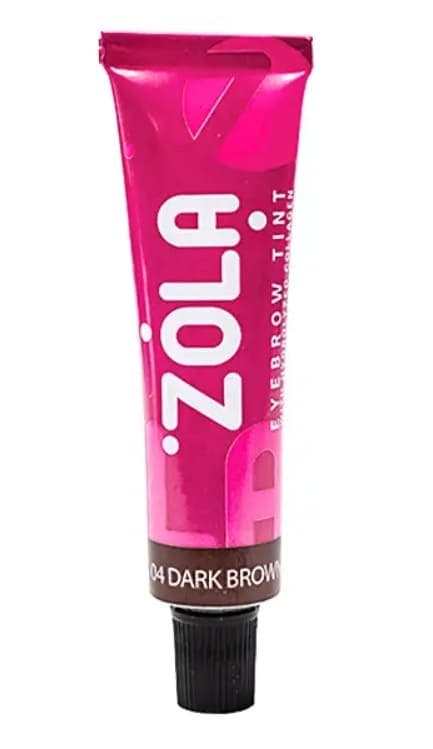 Фарба для брів ZOLA із колагеном Eyebrow Tint With Collagen Dark Brown, 15ml — фото 1