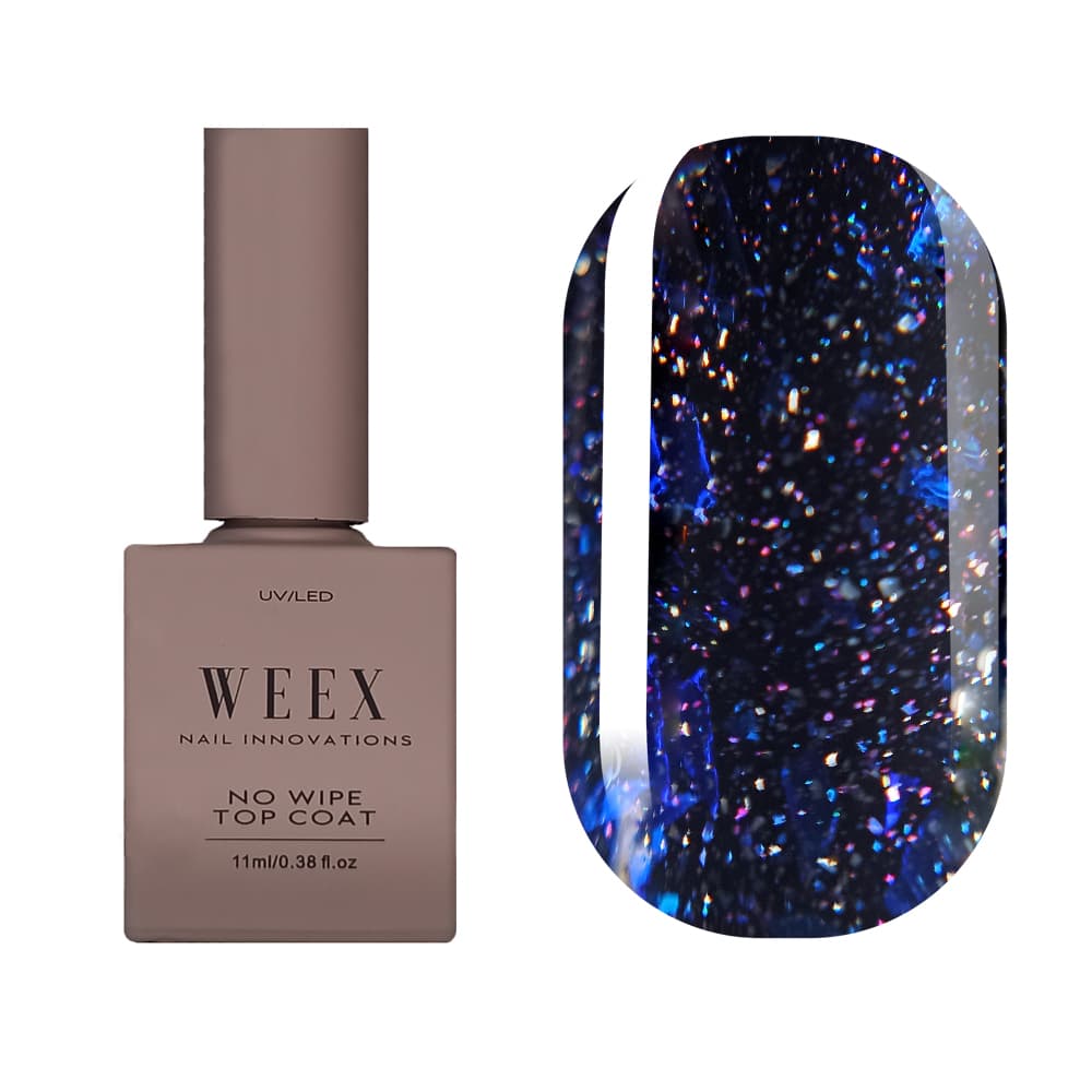 Top WEEX Marlin Magic No Wipe - топ з переливом, 11 мл — фото 1