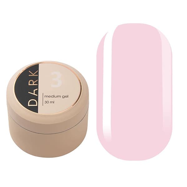 DARK Medium Gel №3, 30 мл, без пензлика — фото 1