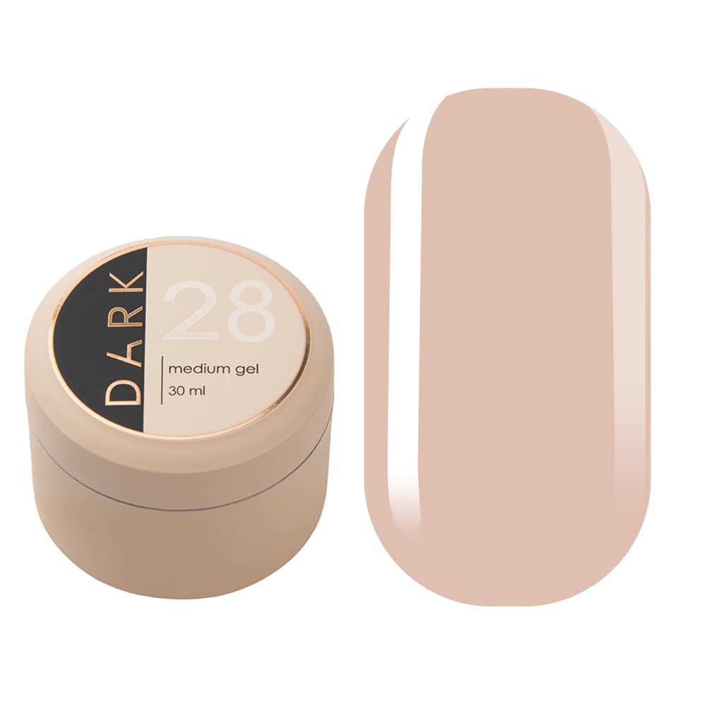 DARK Medium Gel №28, 30 мл, без пензлика — фото 1