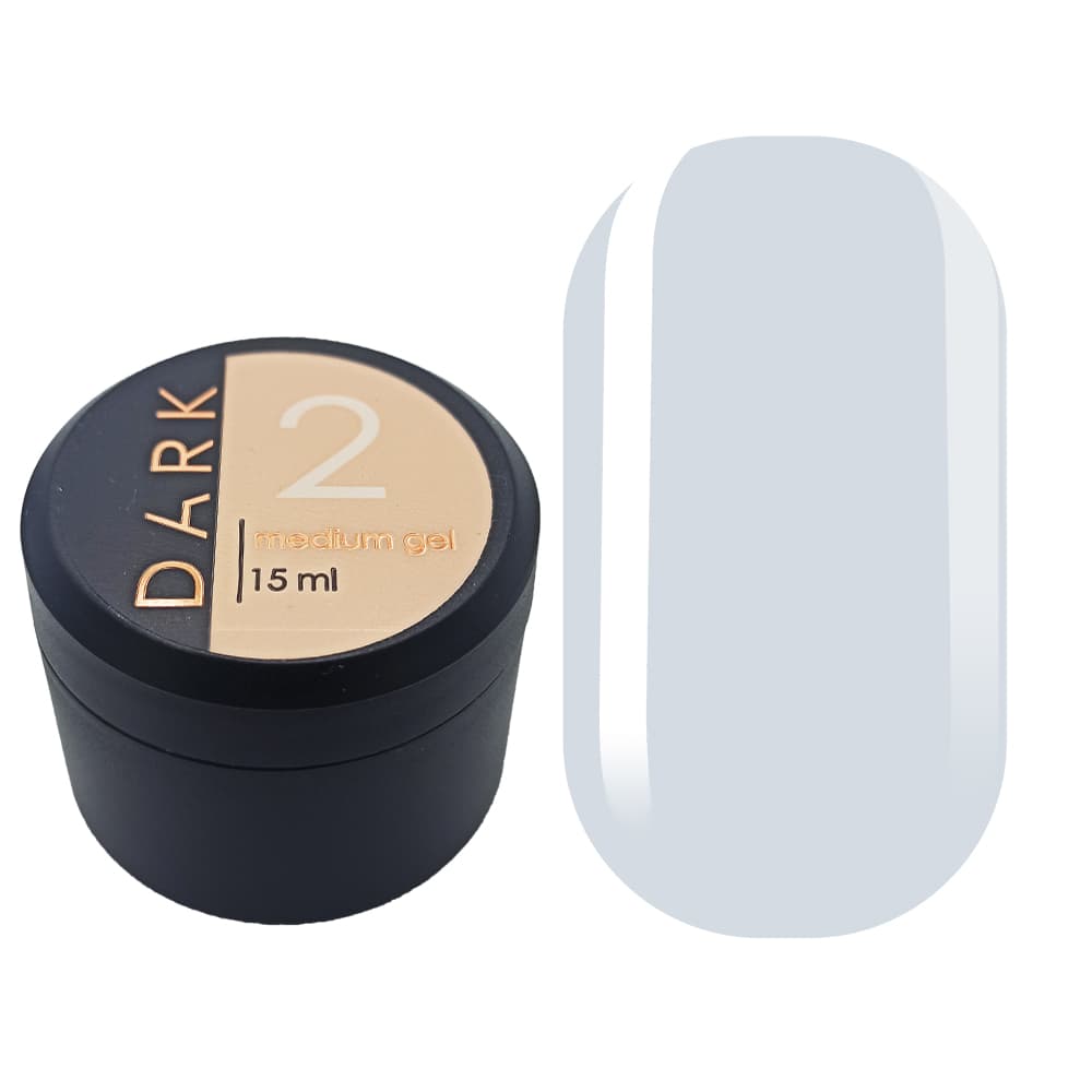 DARK Medium Gel №2, 15 мл, без пензлика — фото 1