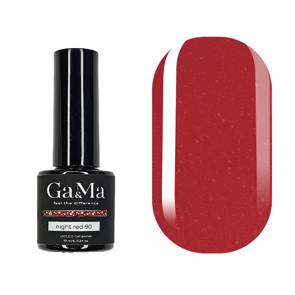 Гель-лак Ga&Ma №090 Red, 10 мл — фото 1