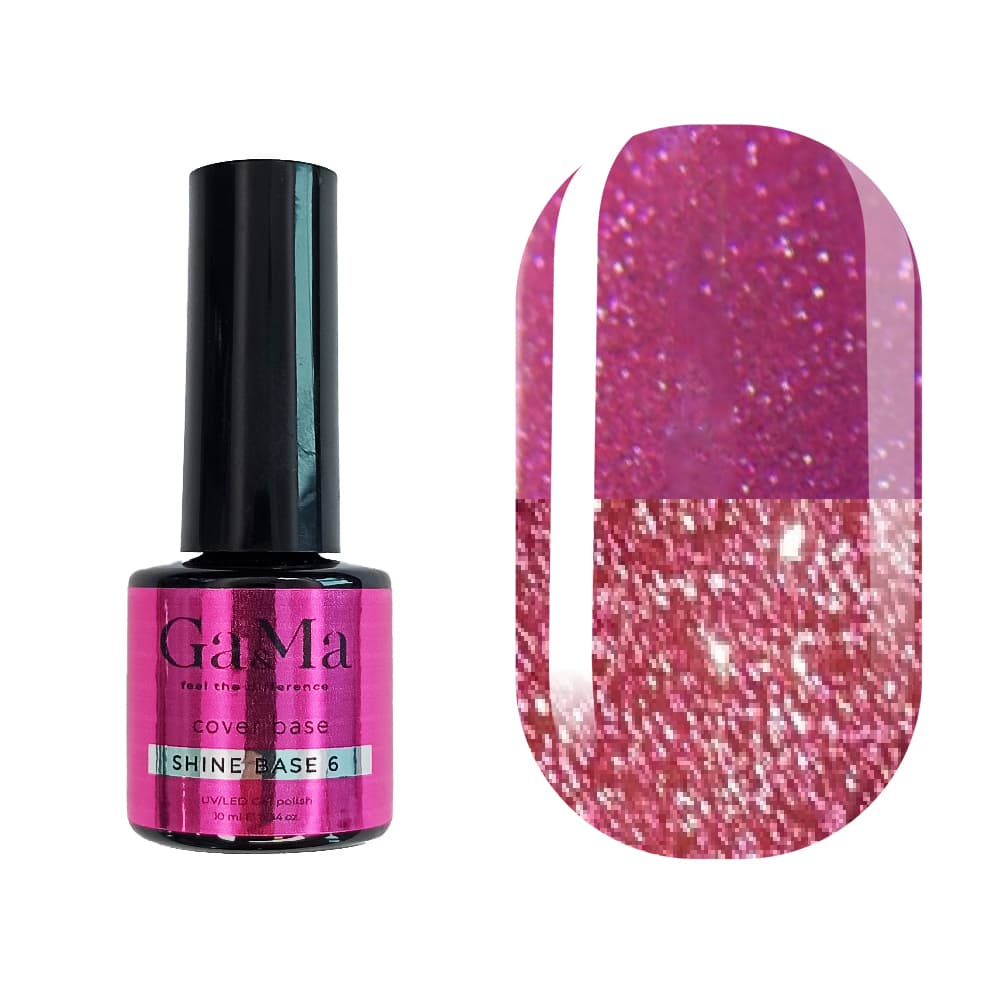 База Ga&Ma Shine base №6, 10 мл — фото 1