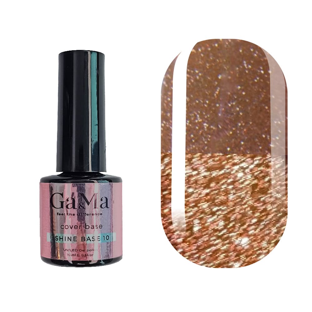 База Ga&Ma Shine base №10, 10 мл — фото 1