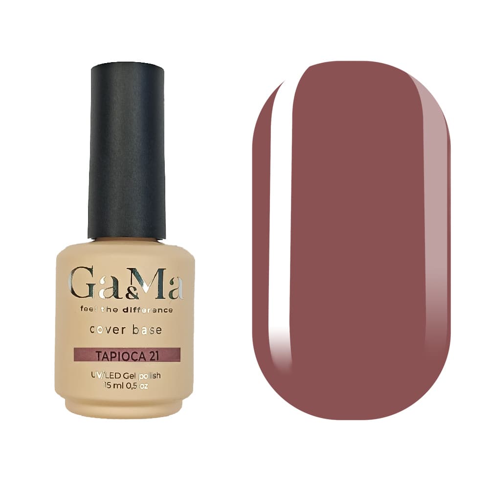 База камуфлююча Ga&Ma №21 tapioca (формула одного шару), 15 мл — фото 1