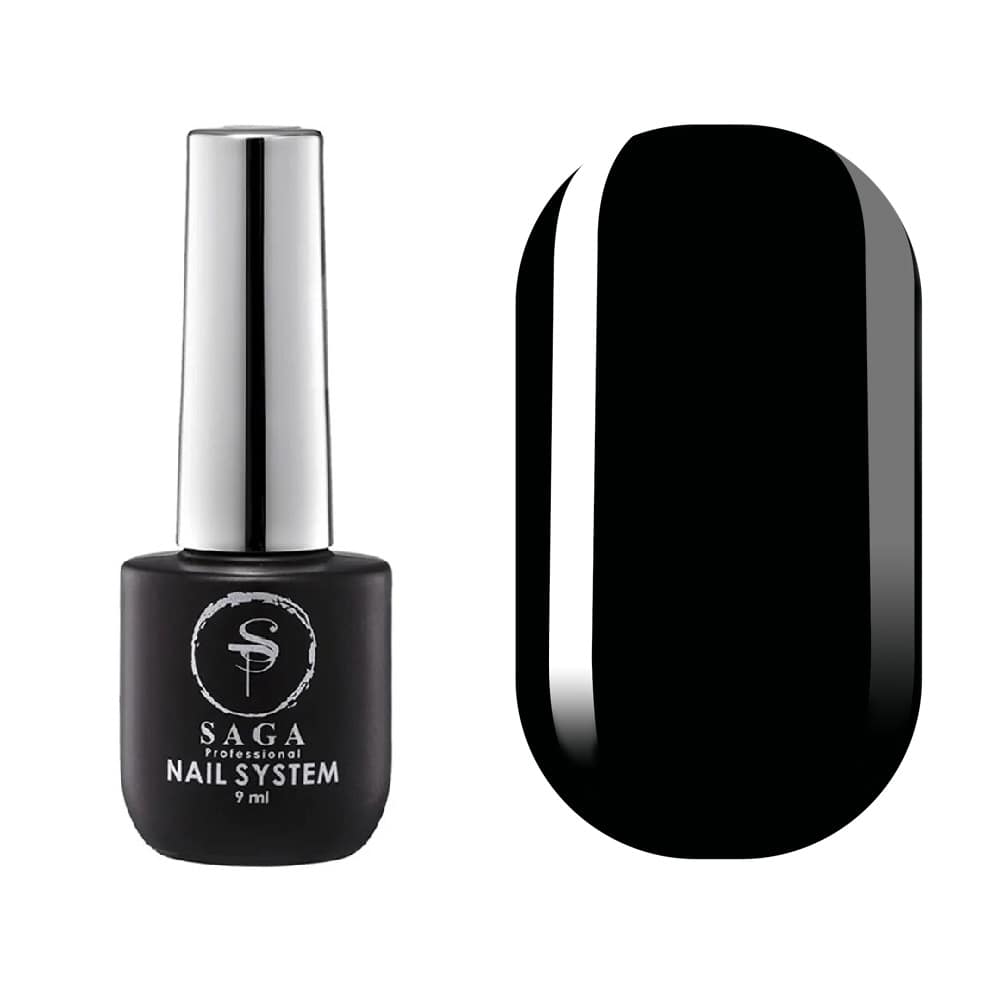 Топ Saga Professional Black без липкого шару, 9 мл — фото 1