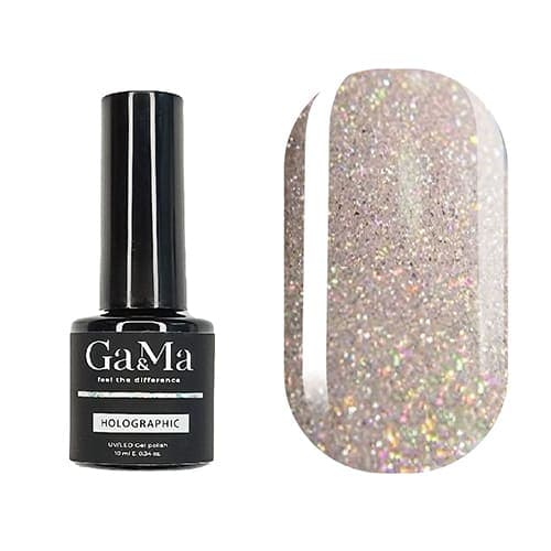 Гель-лак Ga&Ma Holographic Glitter №5, 10 мл — фото 1