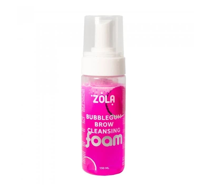 Піна для брів ZOLA, очищаюча рожева Bubblegum Brow Cleansing, 150 мл — фото 1