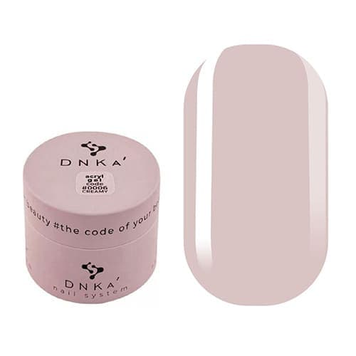 Акрил-гель DNKa №6 Creamy світло-бежевий, 30 ml — фото 1
