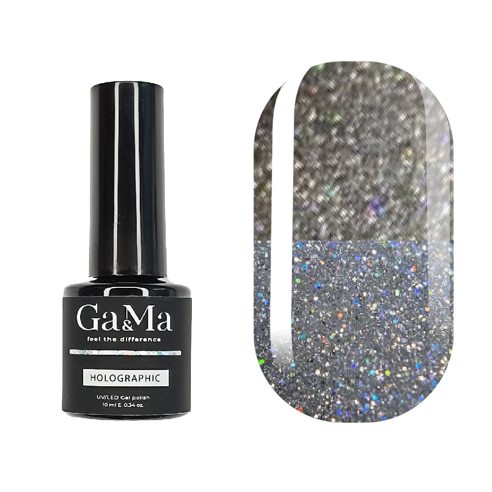Гель-лак Ga&Ma Holographic №8, 10 мл — фото 1