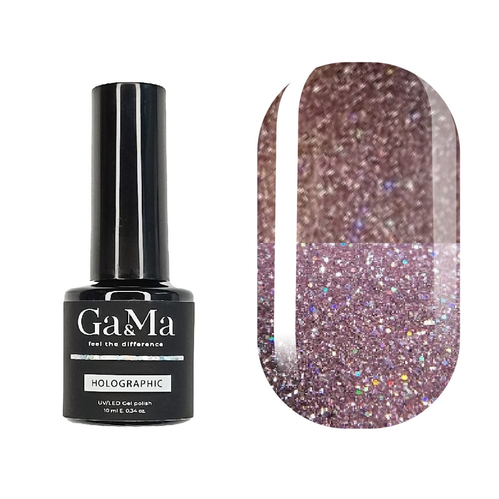 Гель-лак Ga&Ma Holographic №9, 10 мл — фото 1
