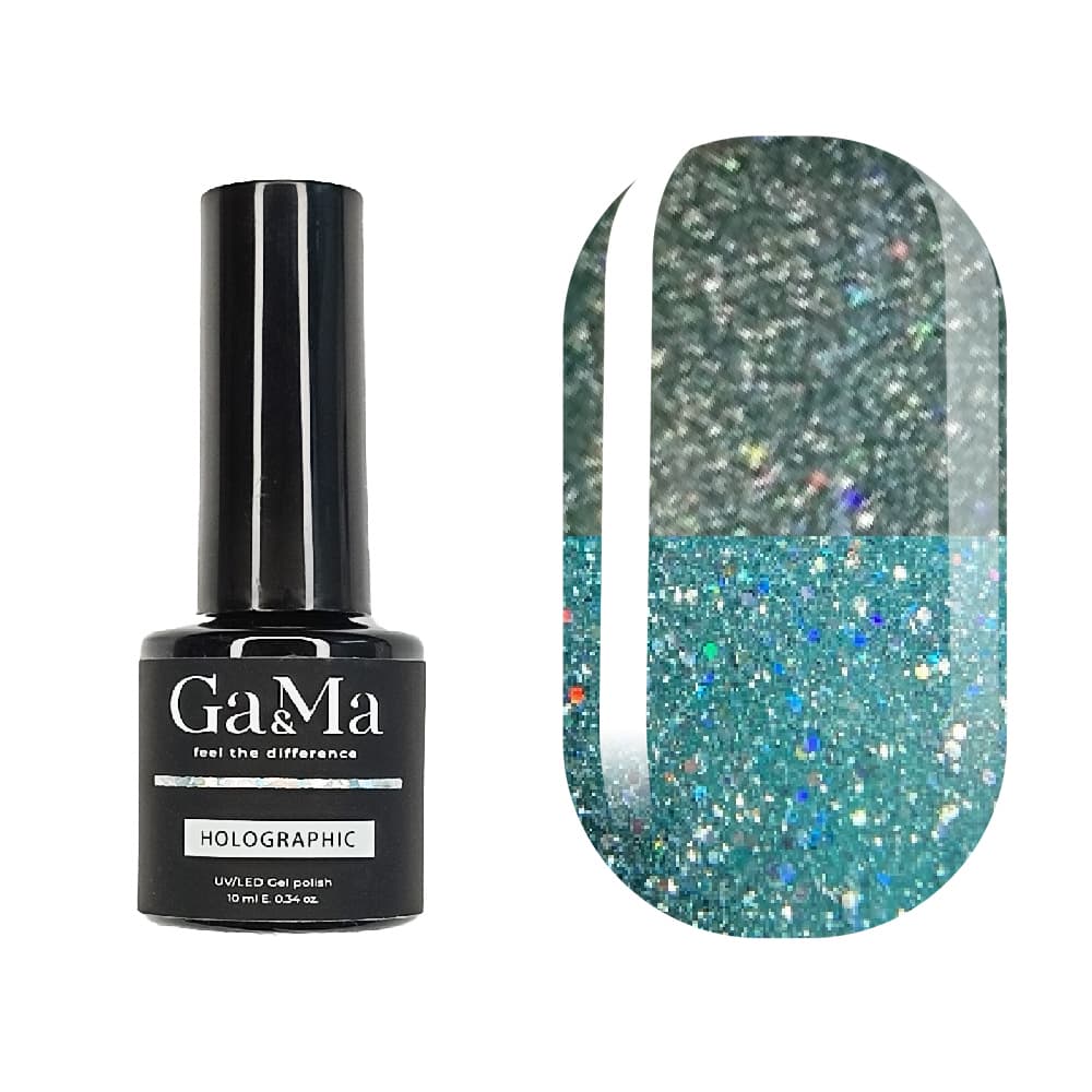 Гель-лак Ga&Ma Holographic №10, 10 мл — фото 1